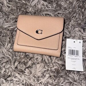 Coach Beige Leather Wallet